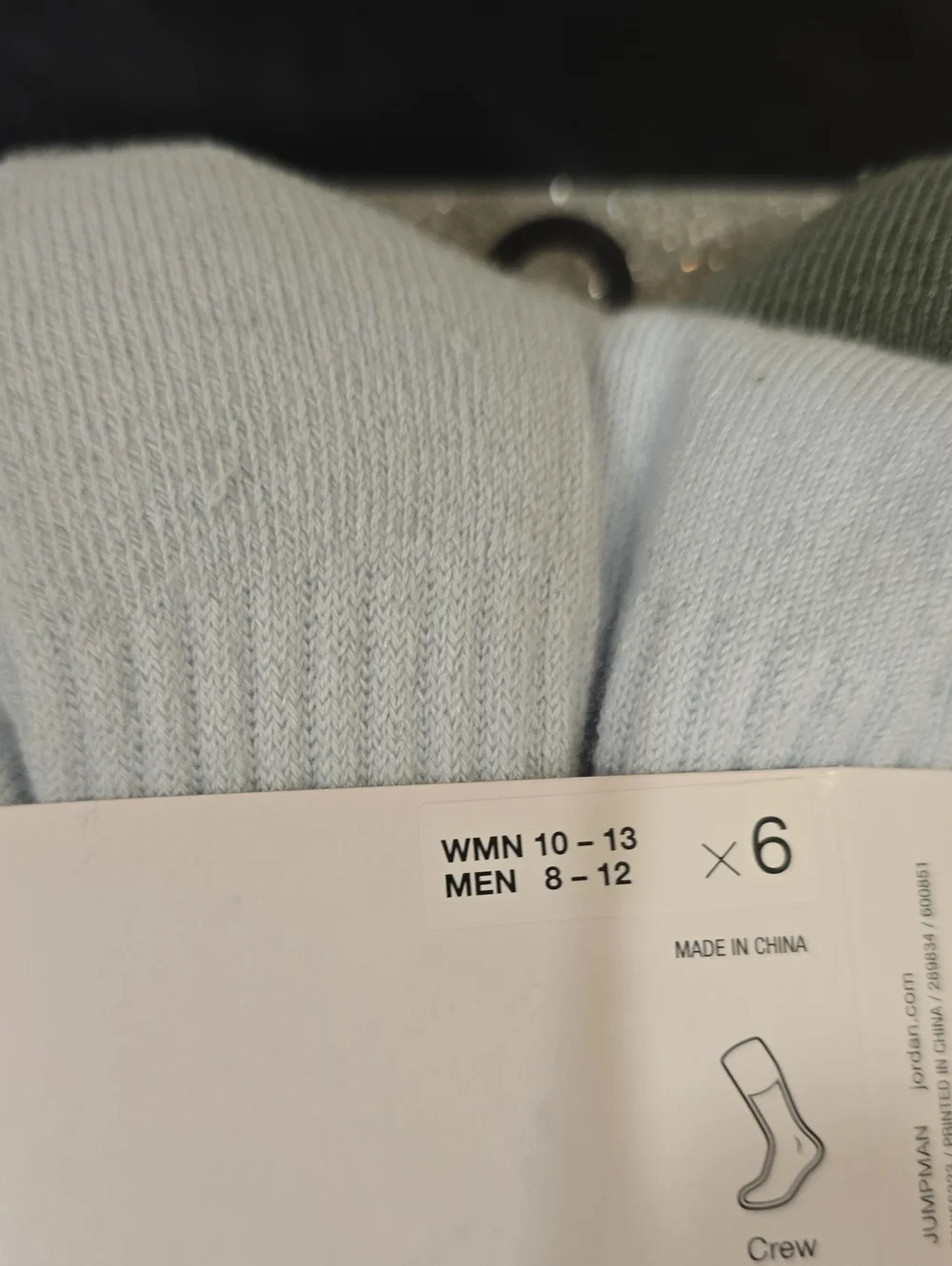 Jordan 6-PK Everyday Crew Athletic Socks